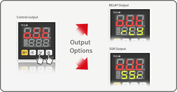 Relay / SSR output switching